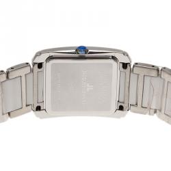 Jacques Lemans White Ceramic and Stainless Steel 1-1330 Women's Wristwatch 30MM