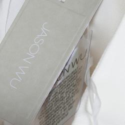 Jason Wu White Cotton Straight Fit Trousers S