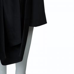 Jason Wu Black Pleated Front Midi Skirt M