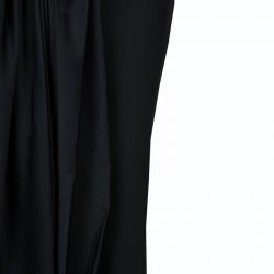 Jason Wu Black Pleated Front Midi Skirt M