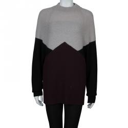 Jason Wu Color Block Knit Sweater L