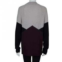 Jason Wu Color Block Knit Sweater L