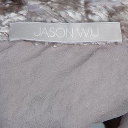 Jason Wu Grey Textured Sleeveless Top M
