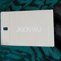 Jason Wu FA'14 Evergreen Jacquard Strapless Gown M