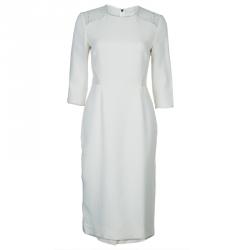 Jason Wu Resort'15 Off White Lace Insert Dress S