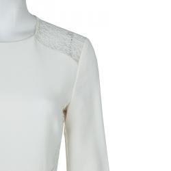 Jason Wu Resort'15 Off White Lace Insert Dress S