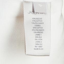 Jason Wu Resort'15 Off White Lace Insert Dress S