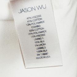 Jason Wu Resort'15 Off White Lace Insert Dress S