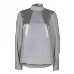 Jason Wu Pastel Grey Wool Top M
