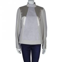 Jason Wu Pastel Grey Wool Top S