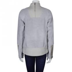 Jason Wu Pastel Grey Wool Top S