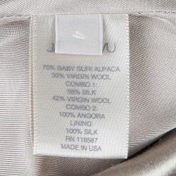 Jason Wu Pastel Grey Wool Top S