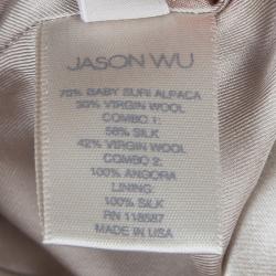 Jason Wu Pastel Grey Wool Top S