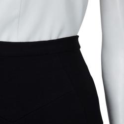 Jason Wu Black Knit Knee Length A-Line Skirt  L