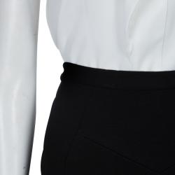 Jason Wu Black Knit Knee Length A-Line Skirt  L