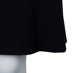 Jason Wu Black Knit Knee Length A-Line Skirt  L