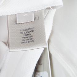 Jason Wu White Tailored Trousers M