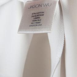 Jason Wu White Tailored Trousers M