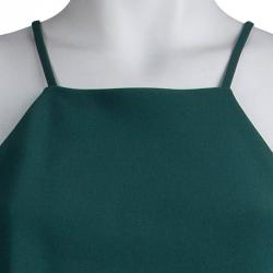 Jason Wu Green Sleeveless Tiered Dress S