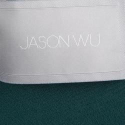 Jason Wu Green Sleeveless Tiered Dress S