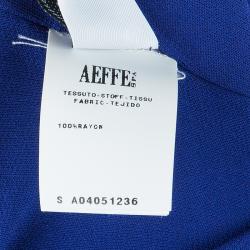 Pre Owned Jean Paul Gaultier Blue One Shoulder Dress M