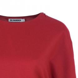Pre Owned Jil Sander Cashmere Belted Top S