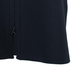 Jil Sander Charcoal Sleeveless Cocoon Coat XS