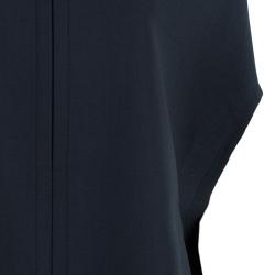 Jil Sander Charcoal Sleeveless Cocoon Coat XS