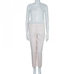 Jil Sander Powder Pink Wool Trousers XS