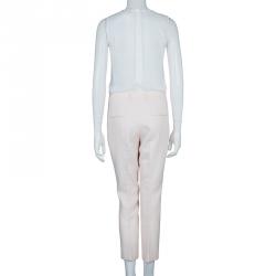 Jil Sander Powder Pink Wool Trousers XS