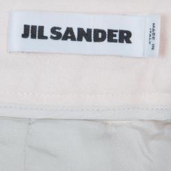 Jil Sander Powder Pink Wool Trousers XS
