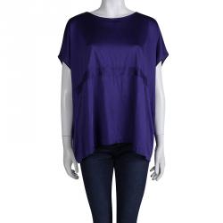 Jil Sander Purple Maxi Sleeveless Top L