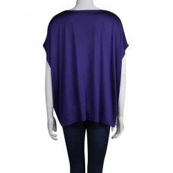 Jil Sander Purple Maxi Sleeveless Top L