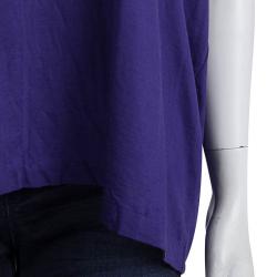 Jil Sander Purple Maxi Sleeveless Top L
