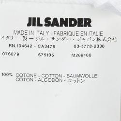 Jil Sander White Denim Boot Cut Jeans M
