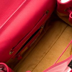 Jimmy Choo Pink Leather Small Rosalie Top Handle Bag