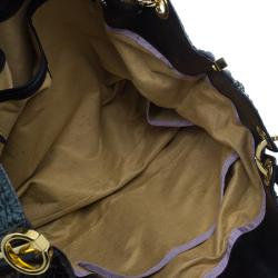 Pre Owned Jimmy Choo Two Shaded Python Ayse Shoulder Bag