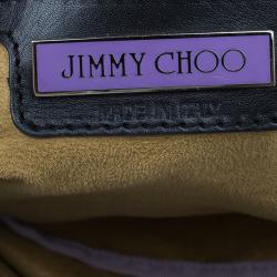 Pre Owned Jimmy Choo Two Shaded Python Ayse Shoulder Bag