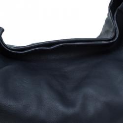 Pre Owned Jimmy Choo Black Leather XL Saba Hobo