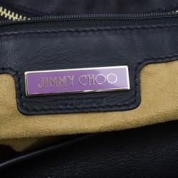 Pre Owned Jimmy Choo Black Leather XL Saba Hobo