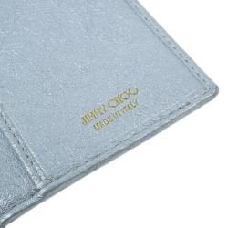 Pre Owned محفظة جيمي تشو فضي ميتالك وشعر حصان