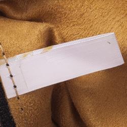 Pre Owned Jimmy Choo Black Leather Oversized Chain Zip Clutch