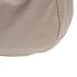 Pre Owned حقيبة جيمي تشو سكاي بانغل  جلد ثعبان/ جلد بيج