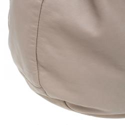 Pre Owned حقيبة جيمي تشو سكاي بانغل  جلد ثعبان/ جلد بيج