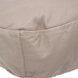 Pre Owned حقيبة جيمي تشو سكاي بانغل  جلد ثعبان/ جلد بيج