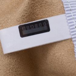 Pre Owned حقيبة جيمي تشو سكاي بانغل  جلد ثعبان/ جلد بيج