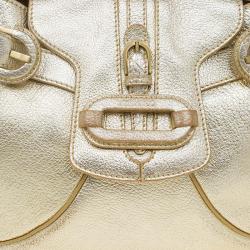 مملوكة مسبقًا حقيبة هوبو جيمي تشو توليتا جلد ذهبية