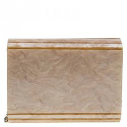 مملوكة مسبقًا Jimmy Choo Brown Acrylic Candy Clutch Bag