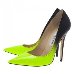 مملوكة مسبقًا حذاء جيمي تشو أنوك ثنائي اللون ديجرادي مقاس 38