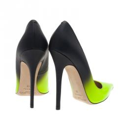 مملوكة مسبقًا حذاء جيمي تشو أنوك ثنائي اللون ديجرادي مقاس 38